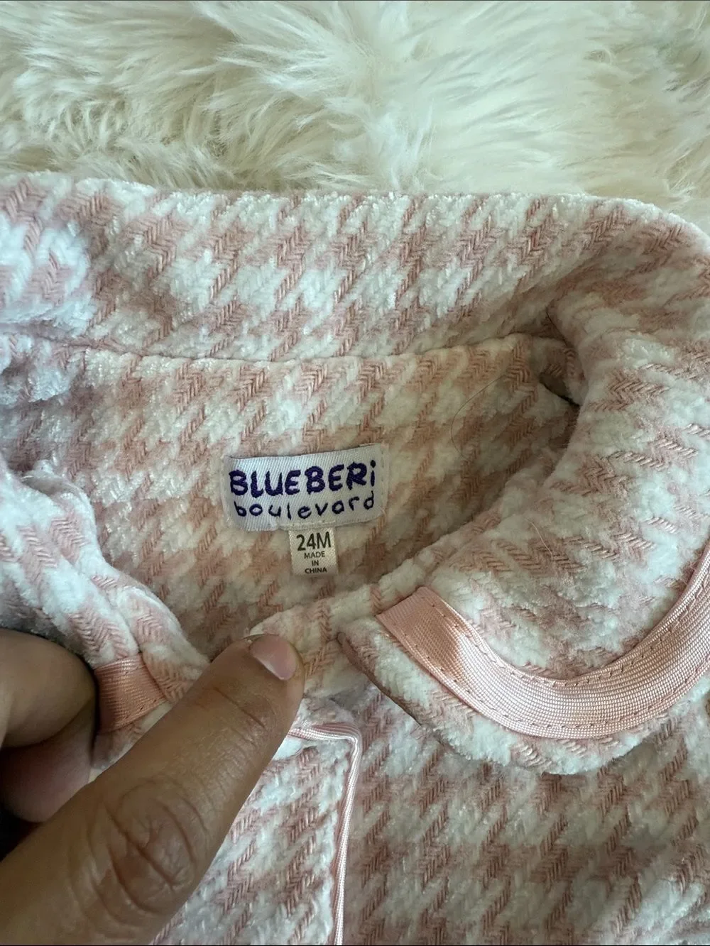Blueberi Boulevard Coat, BTween Cardigan & Amazon Essentials Sherpa Jacket
